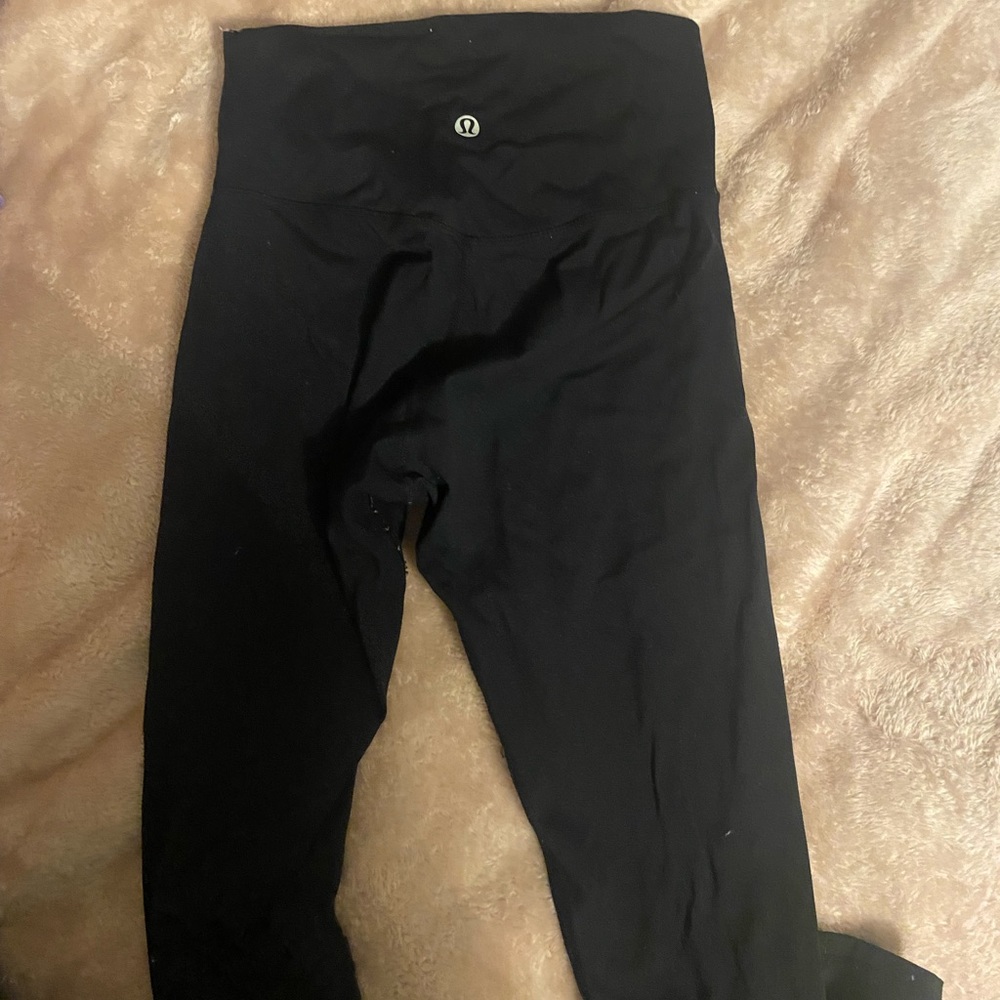 Black lululemon align leggings